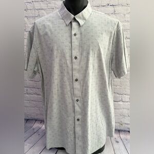 TRAVIS MATHEW mens size XL button down short shirt